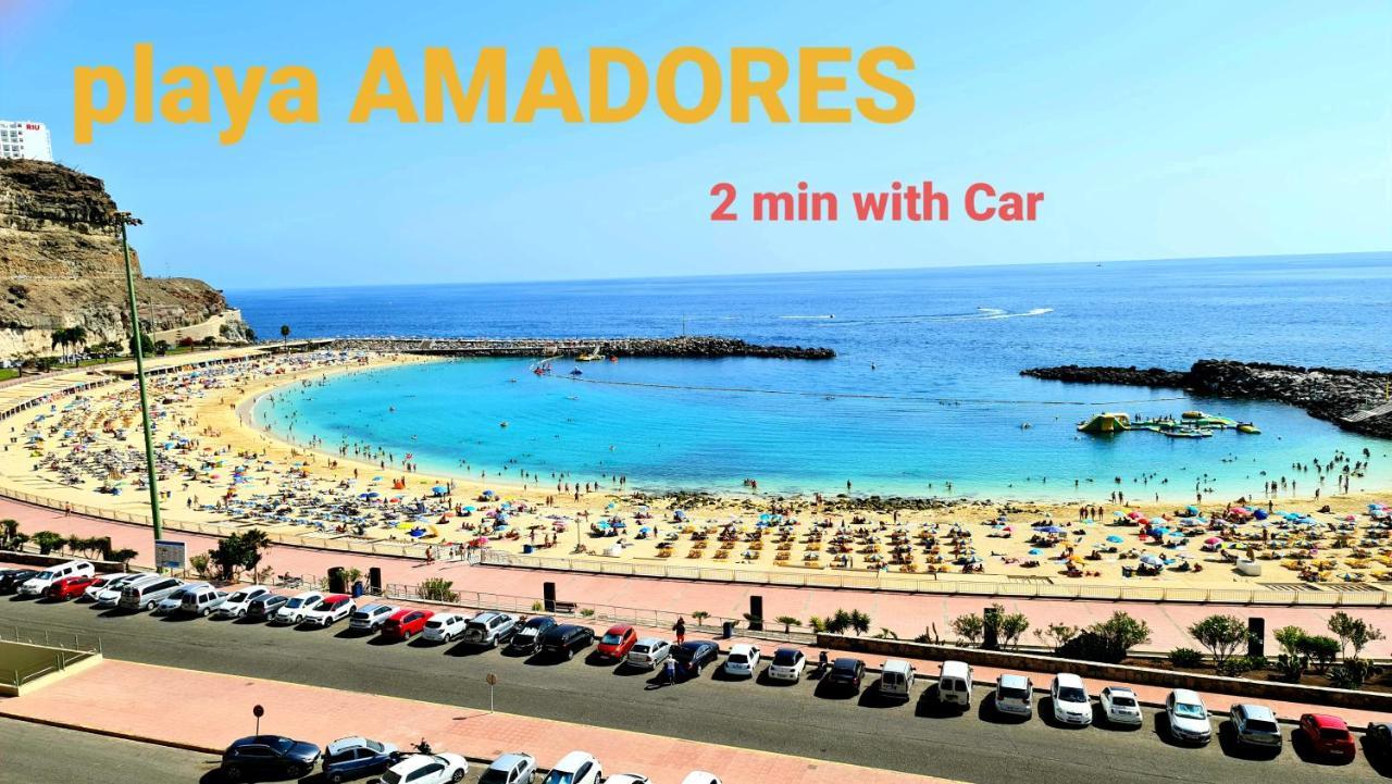 Deluxe 3 Rooms74M2,2Air Condit 2Tv Seaview On Amadores,2 Heatpools, Parking, 600 Mb,Dishwasher,2Lift,,3 Beaches Playa Del Cura  Exterior photo